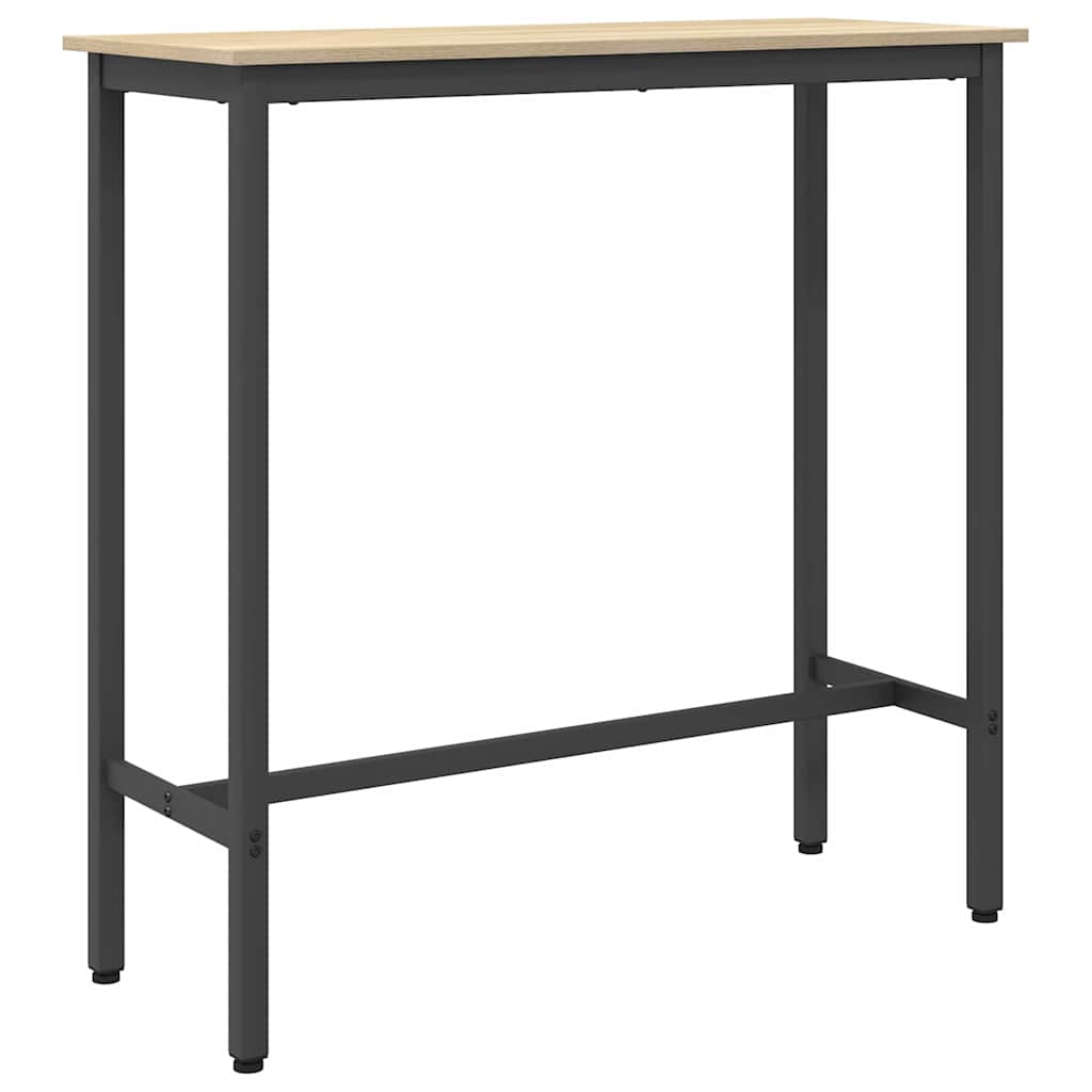 vidaXL Tisch Sonoma-Eiche 100 x 40 x 100,5 cm