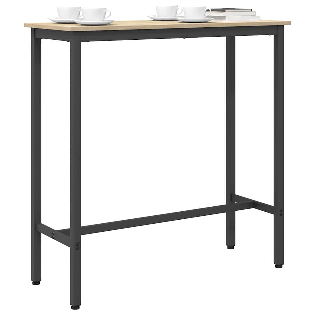 vidaXL Tisch Sonoma-Eiche 100 x 40 x 100,5 cm