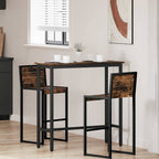 vidaXL Tisch Geräucherte Eiche 100 x 50 x 90,5 cm