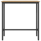 vidaXL Tisch Artisan-Eiche 100 x 40 x 100,5 cm
