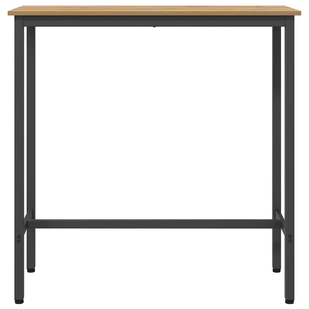 vidaXL Tisch Artisan-Eiche 100 x 40 x 100,5 cm