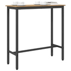 vidaXL Tisch Artisan-Eiche 100 x 40 x 100,5 cm