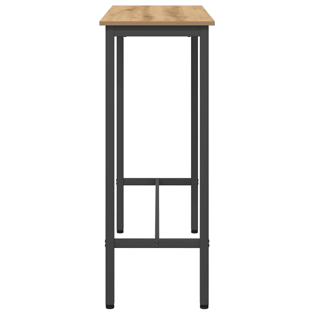 vidaXL Tisch Artisan-Eiche 100 x 40 x 100,5 cm