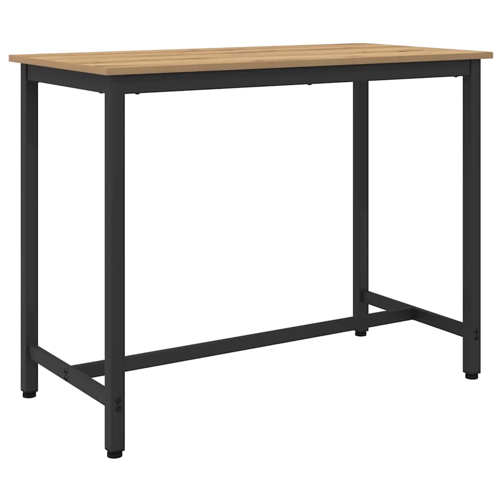 vidaXL Tisch Artisan-Eiche 100 x 40 x 100,5 cm