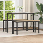 vidaXL Esstischbank 2 pcs Sonoma-Eiche 100 x 32,5 x 48,5 cm