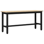 vidaXL Esstischbank 2 pcs Sonoma-Eiche 100 x 32,5 x 48,5 cm