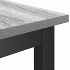 vidaXL Esstischbank Graues Sonoma 100 x 32,5 x 48,5 cm