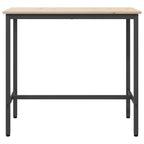 vidaXL Tisch Natur 100 x 50 x 91 cm Ingenieure Holz und Stahl