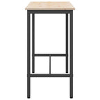 vidaXL Tisch Natur 100 x 50 x 91 cm Ingenieure Holz und Stahl