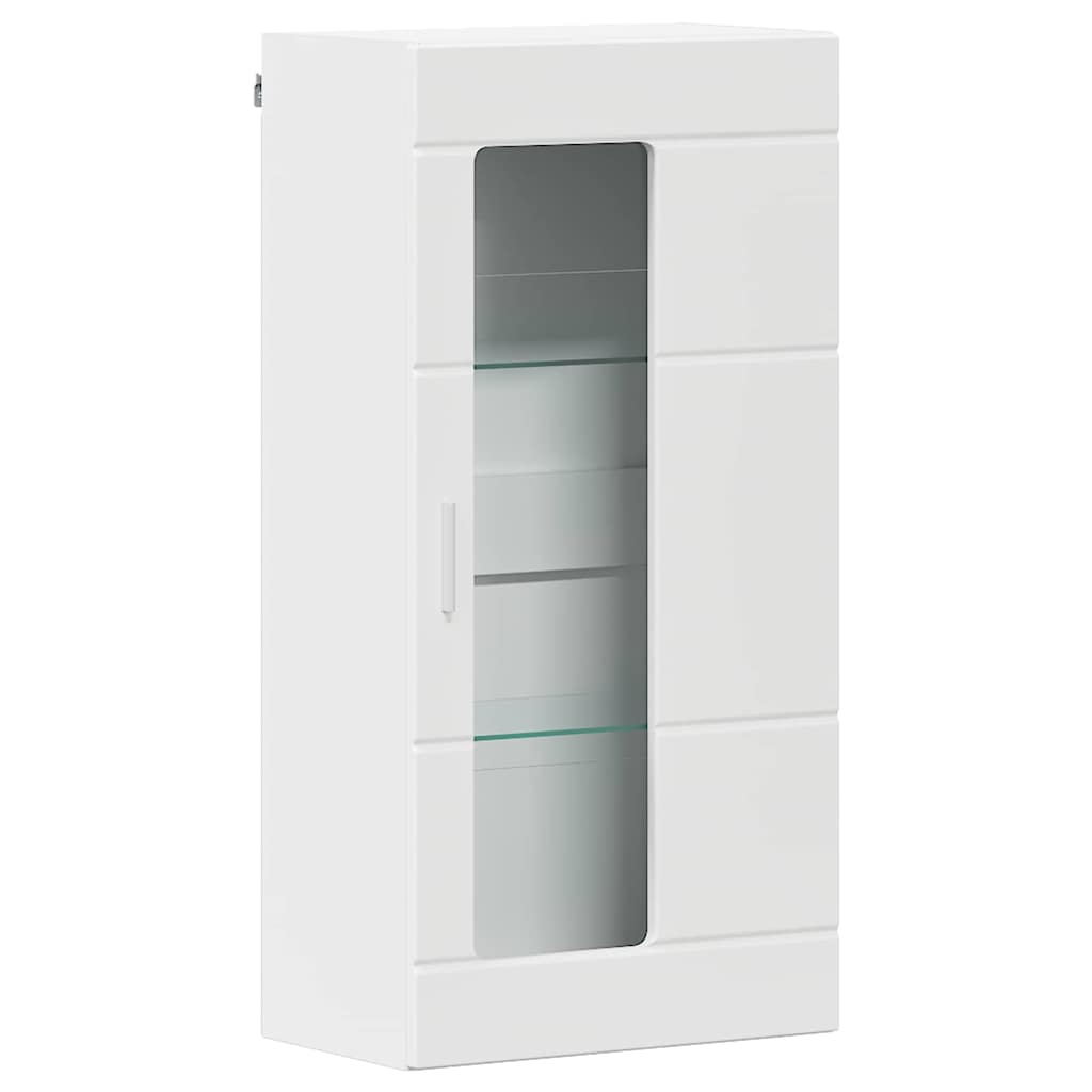 vidaXL Holzschrank mit Speicher Weiß 50 x 29 x 100 cm Holzwerkstoff