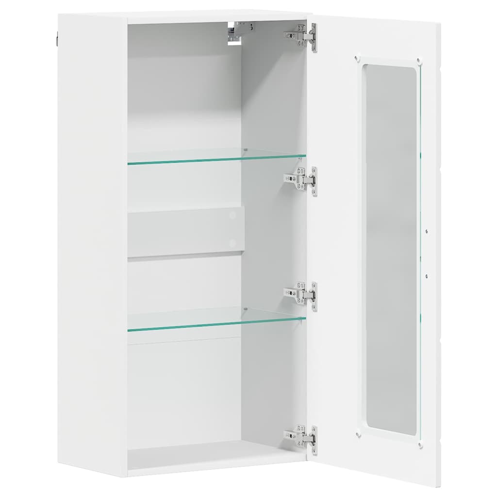vidaXL Holzschrank mit Speicher Weiß 50 x 29 x 100 cm Holzwerkstoff
