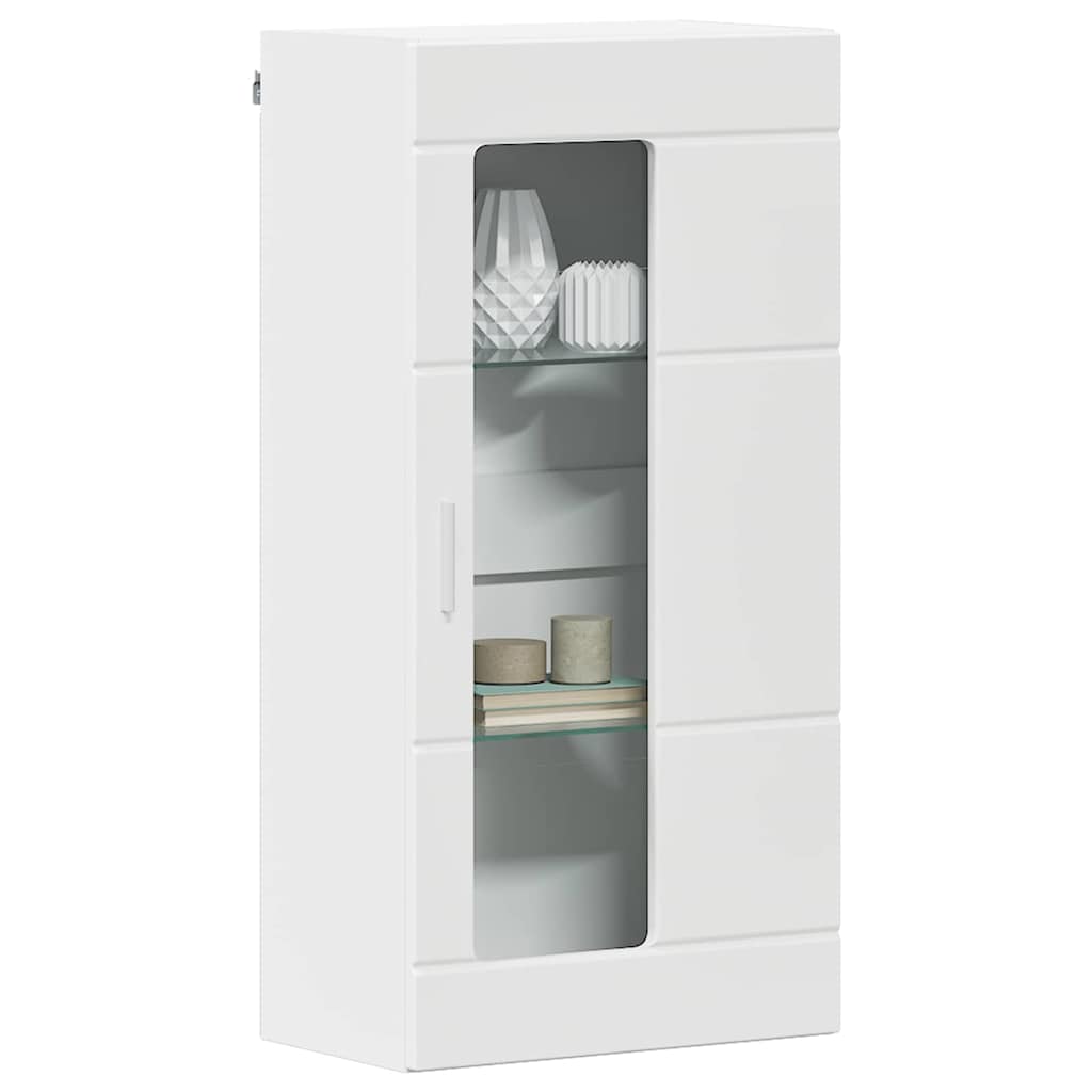 vidaXL Holzschrank mit Speicher Weiß 50 x 29 x 100 cm Holzwerkstoff