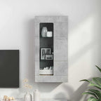 vidaXL Holzschrank Beton Grau 50 x 29 x 100 cm Holzwerkstoff