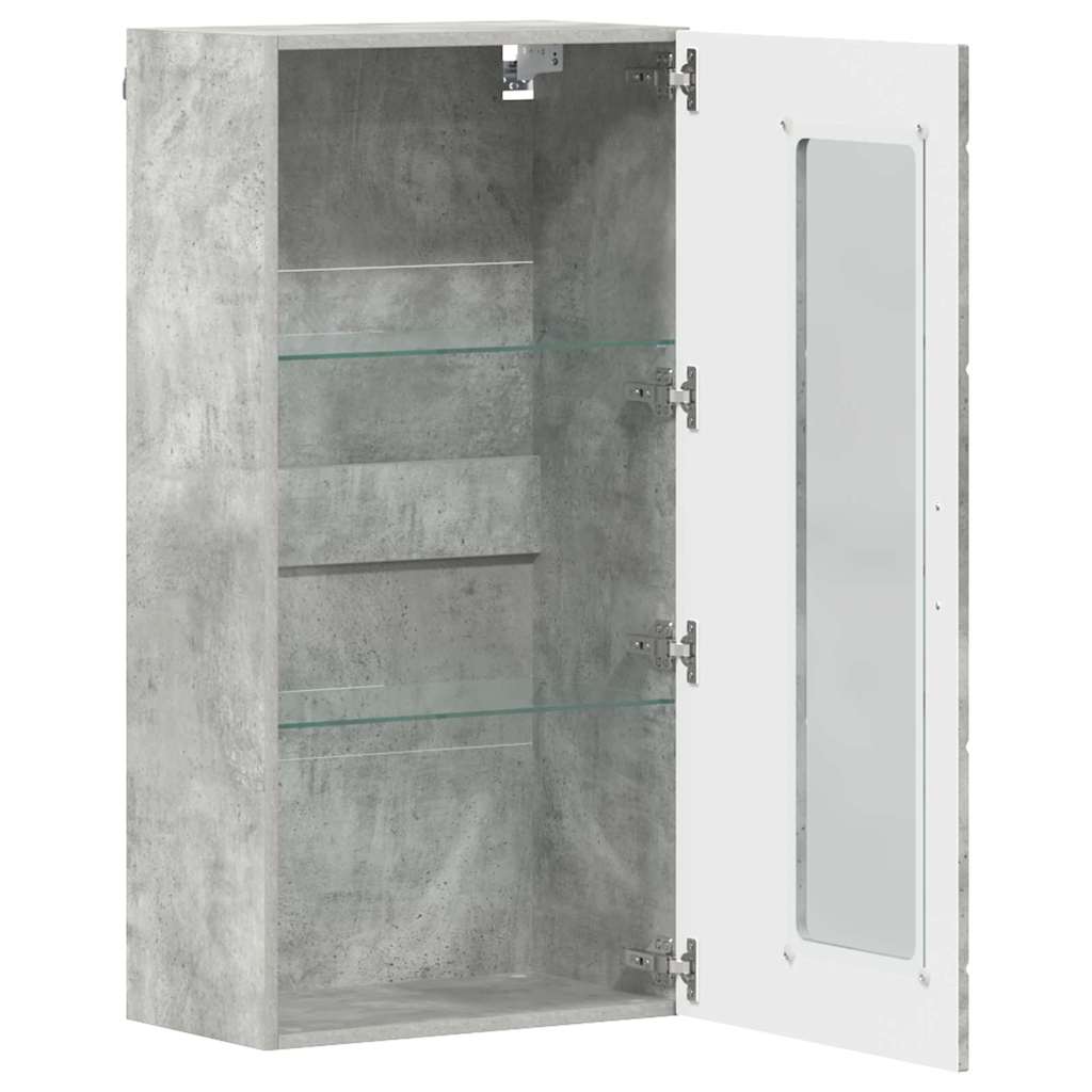 vidaXL Holzschrank Beton Grau 50 x 29 x 100 cm Holzwerkstoff