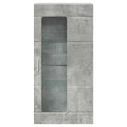 vidaXL Holzschrank Beton Grau 50 x 29 x 100 cm Holzwerkstoff
