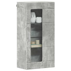 vidaXL Holzschrank Beton Grau 50 x 29 x 100 cm Holzwerkstoff