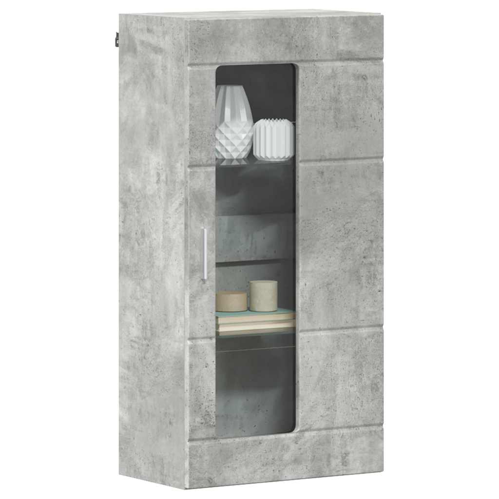 vidaXL Holzschrank Beton Grau 50 x 29 x 100 cm Holzwerkstoff