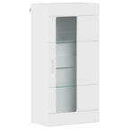 vidaXL Holzschrank Hochglanz Weiß 50 x 29 x 100 cm Holzwerkstoff