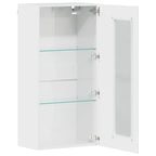 vidaXL Holzschrank Hochglanz Weiß 50 x 29 x 100 cm Holzwerkstoff