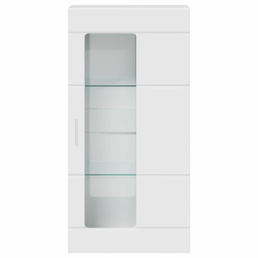 vidaXL Holzschrank Hochglanz Weiß 50 x 29 x 100 cm Holzwerkstoff