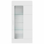 vidaXL Holzschrank Hochglanz Weiß 50 x 29 x 100 cm Holzwerkstoff