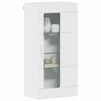 vidaXL Holzschrank Hochglanz Weiß 50 x 29 x 100 cm Holzwerkstoff