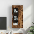 vidaXL Holzschrank Geräucherte Eiche 50 x 29 x 100 cm Holzwerkstoff