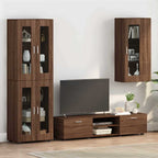 vidaXL Holzschrank Braun Eichen-Optik 50 x 29 x 100 cm Holzwerkstoff