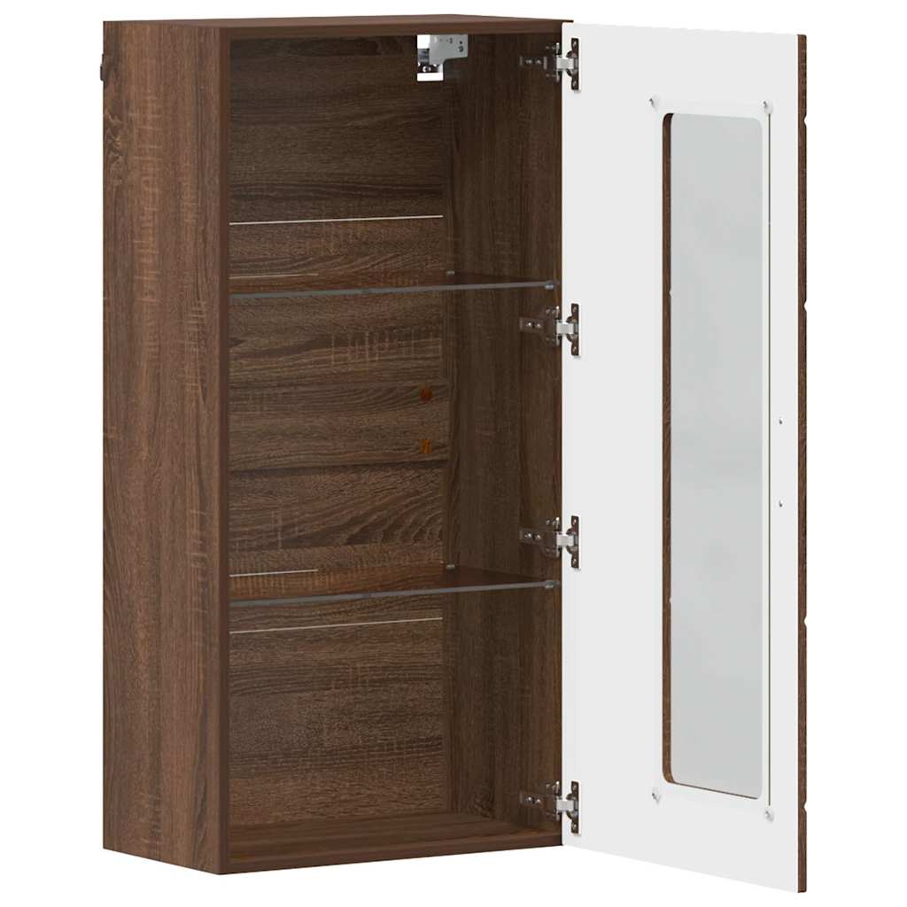 vidaXL Holzschrank Braun Eichen-Optik 50 x 29 x 100 cm Holzwerkstoff