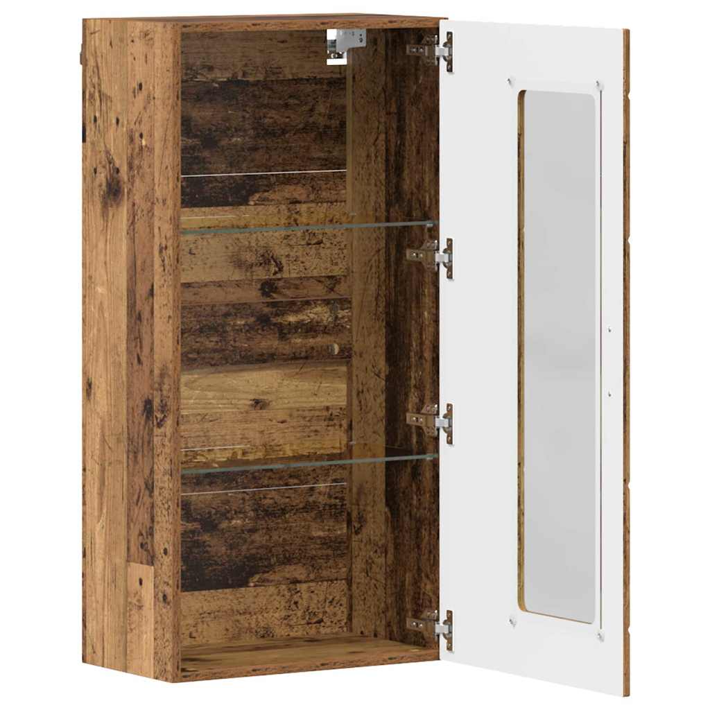 vidaXL Holzschrank mit Speicher Altholz 50 x 29 x 100 cm Holzwerkstoff