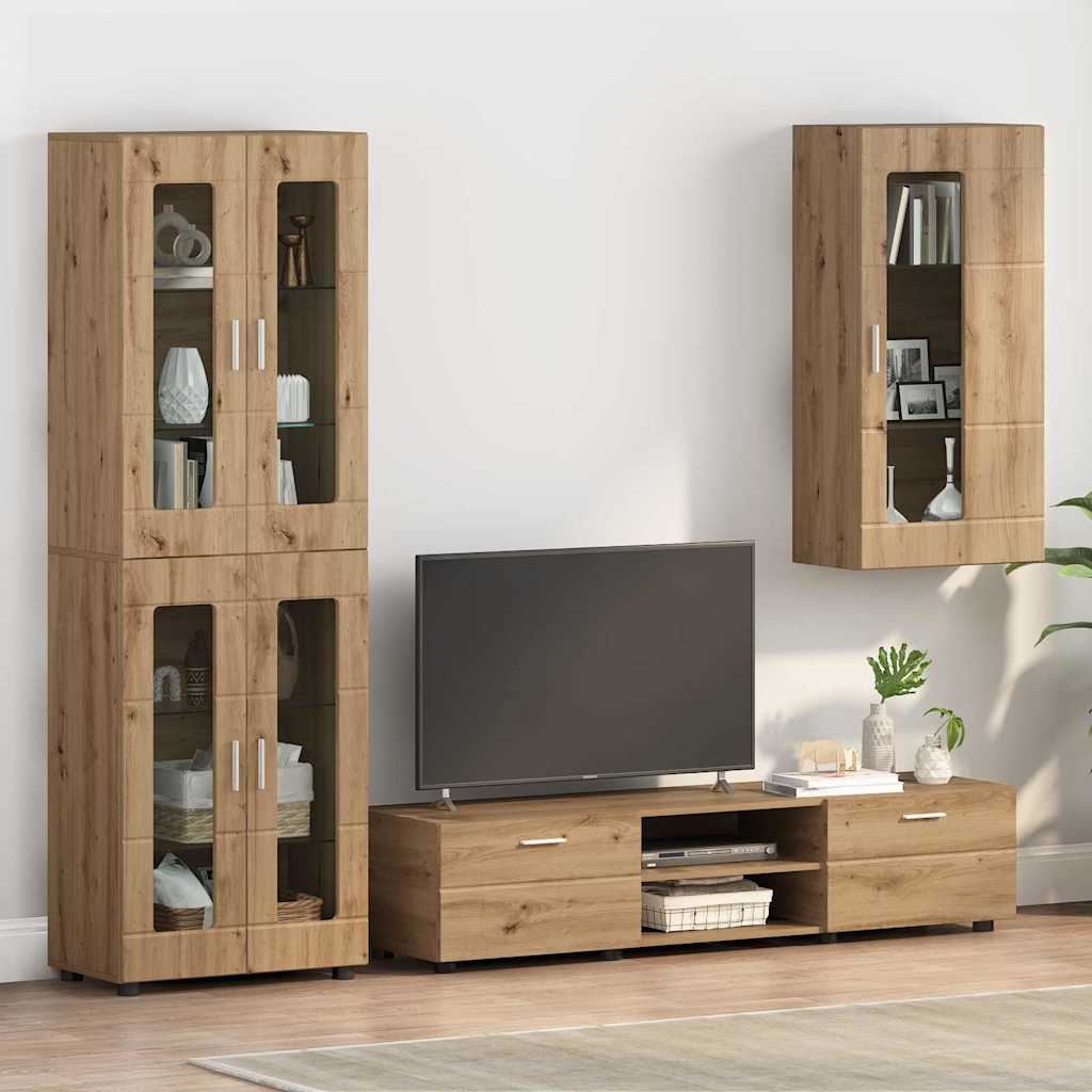 vidaXL Holzschrank Artisan-Eiche 50 x 29 x 100 cm Holzwerkstoff