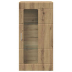 vidaXL Holzschrank Artisan-Eiche 50 x 29 x 100 cm Holzwerkstoff