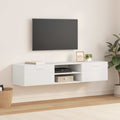 vidaXL Holzschrank mit Schubladen Weiß 150 x 39 x 30 cm Holzwerkstoff