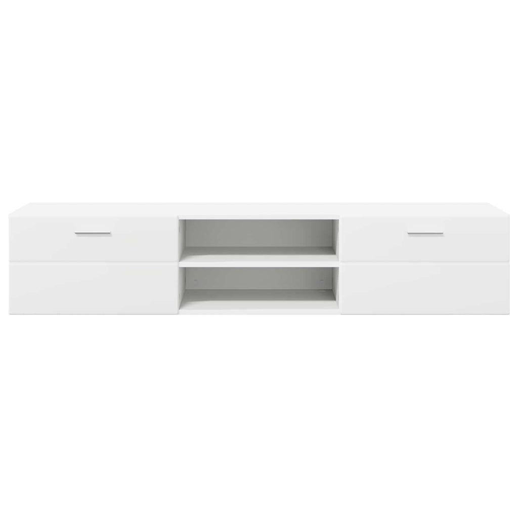 vidaXL Holzschrank mit Schubladen Weiß 150 x 39 x 30 cm Holzwerkstoff