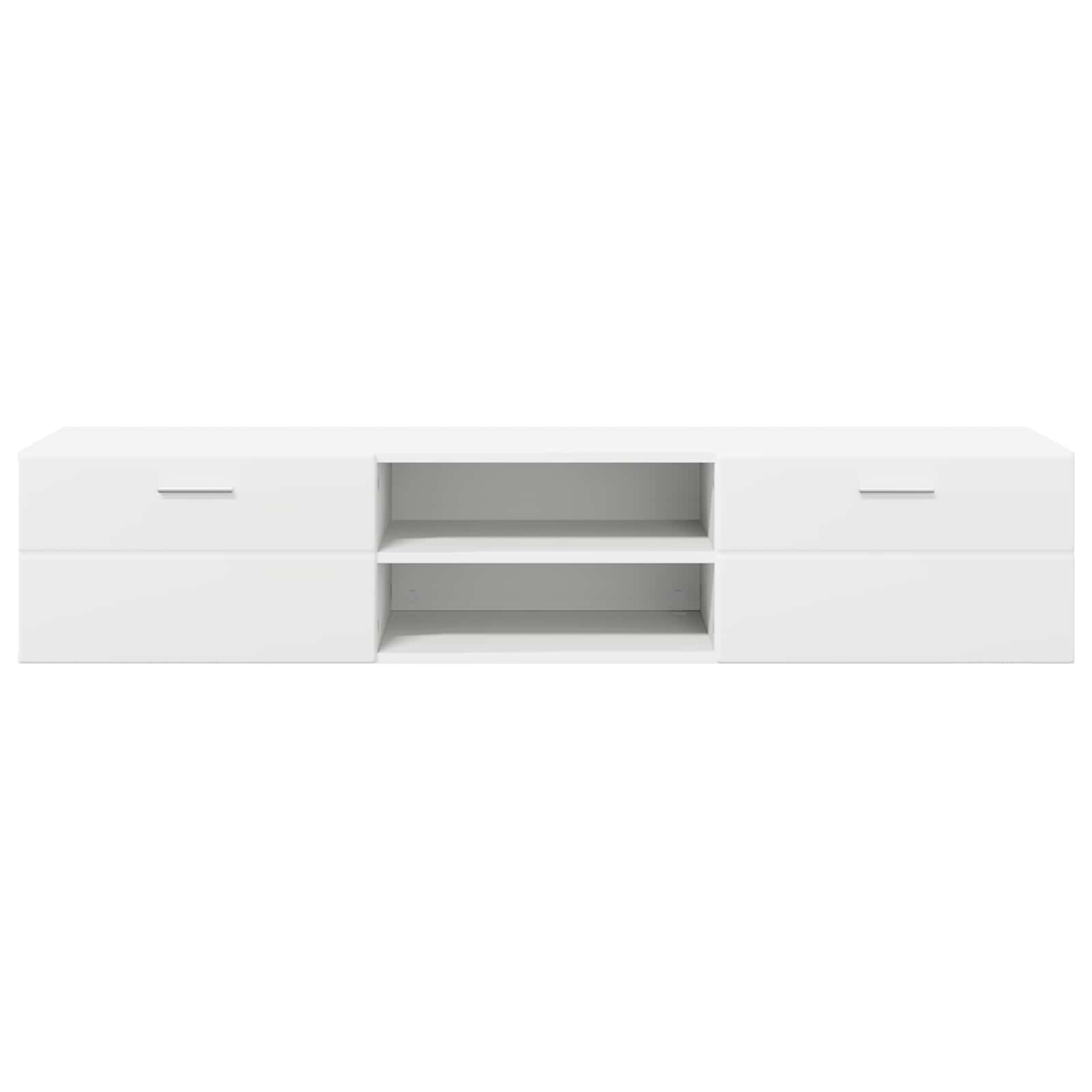 vidaXL Holzschrank mit Schubladen Weiß 150 x 39 x 30 cm Holzwerkstoff
