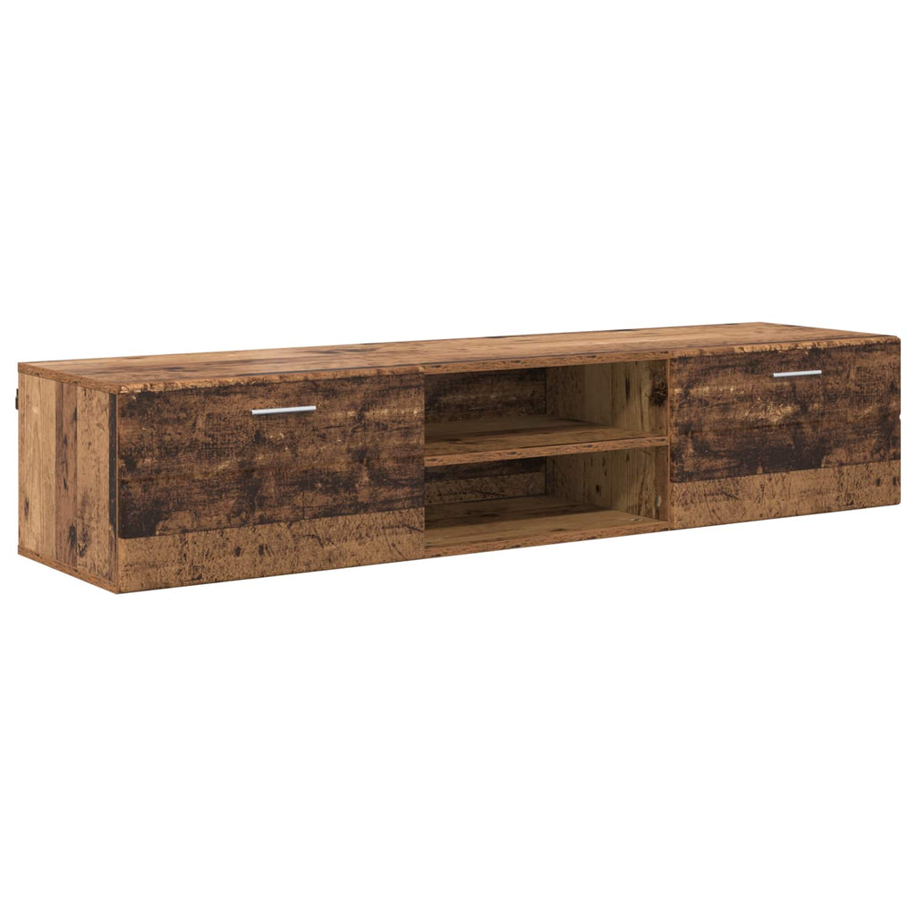 vidaXL Holzschrank Wandmontiert Altholz 150 x 39 x 30 cm Holzwerkstoff