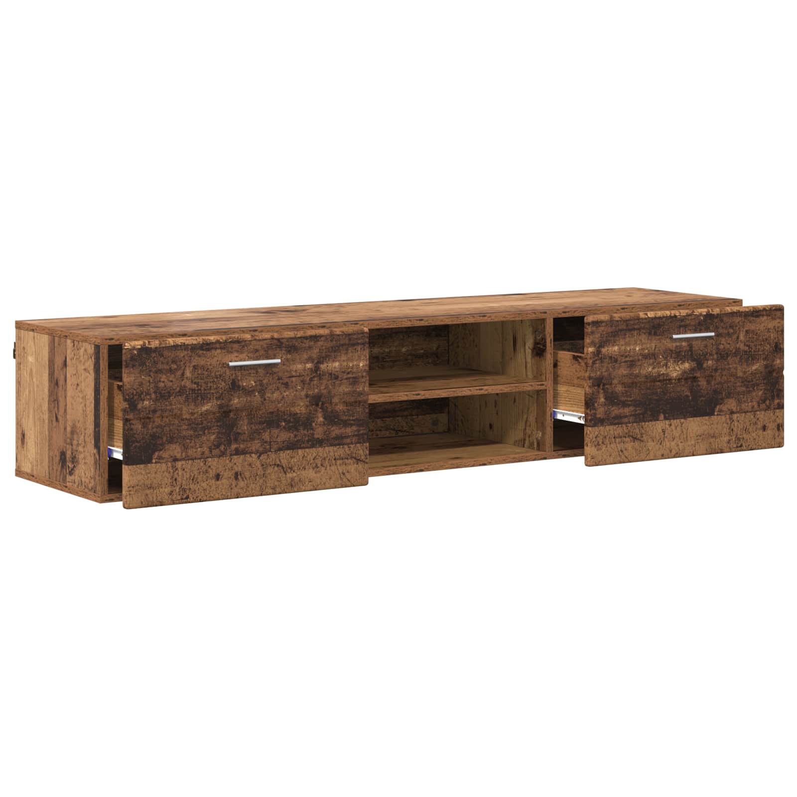 vidaXL Holzschrank Wandmontiert Altholz 150 x 39 x 30 cm Holzwerkstoff