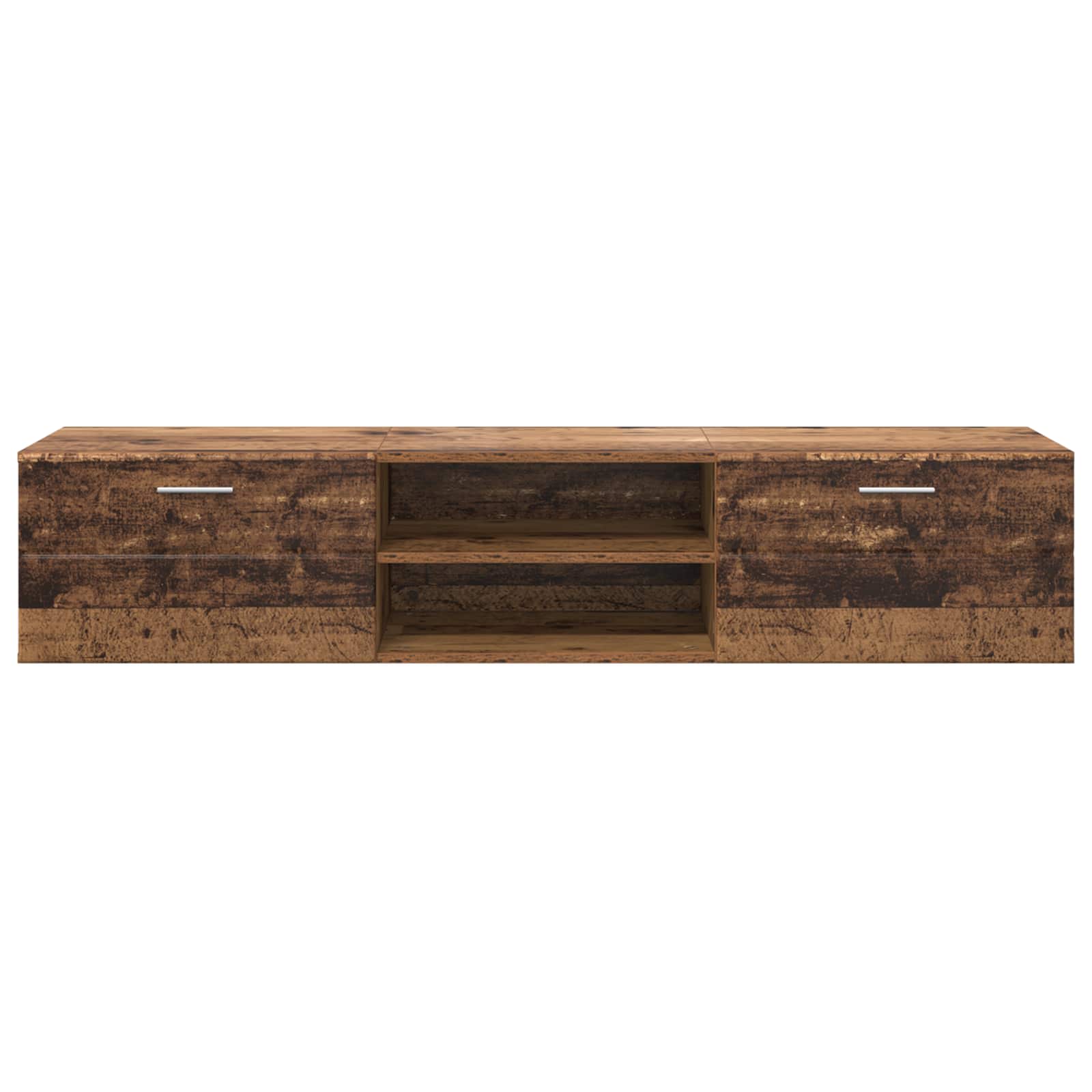 vidaXL Holzschrank Wandmontiert Altholz 150 x 39 x 30 cm Holzwerkstoff