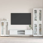vidaXL Sideboard mit Tür FLORIN Weiß 55,5 x 29 x 100 cm Holzwerkstoff