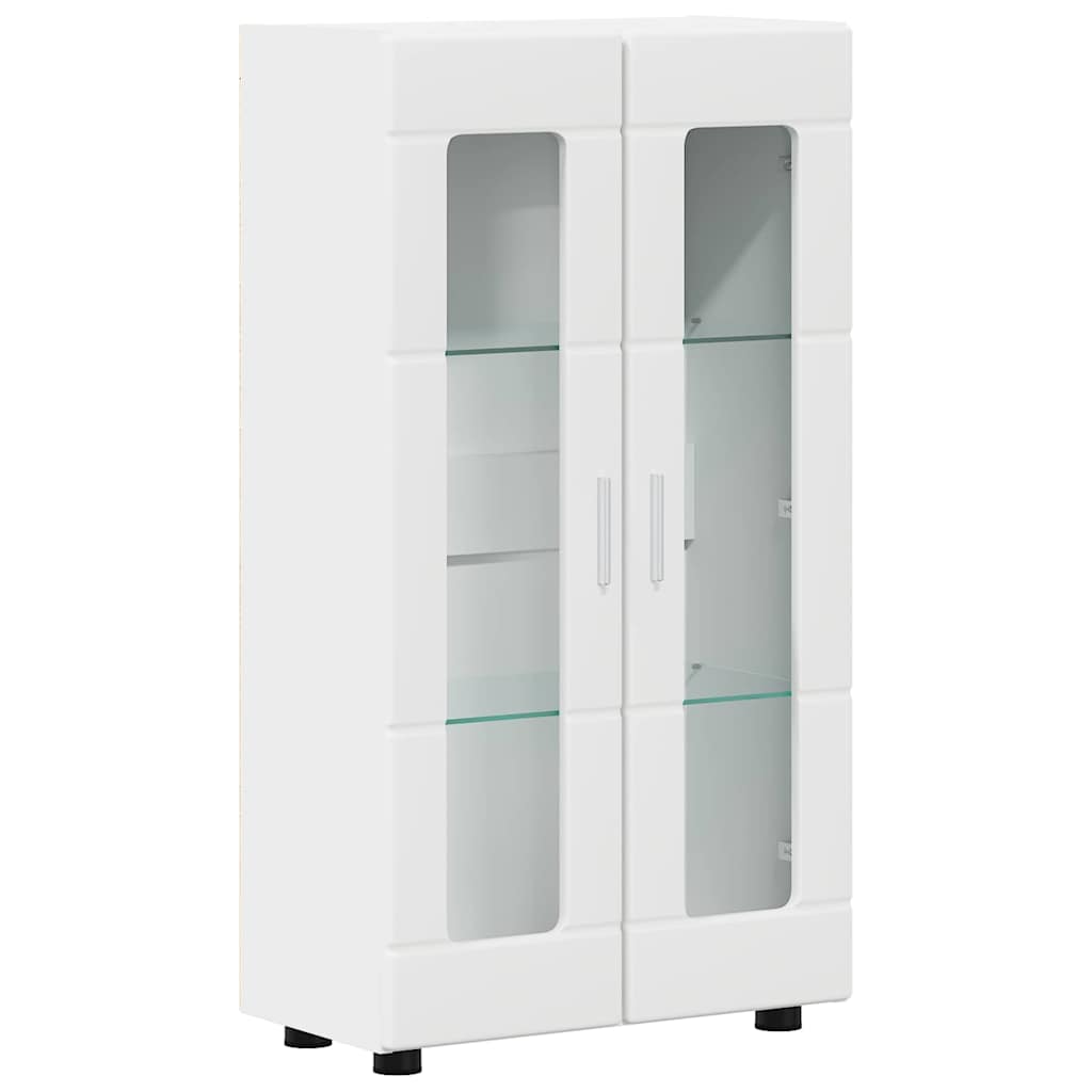 vidaXL Sideboard mit Tür FLORIN Weiß 55,5 x 29 x 100 cm Holzwerkstoff