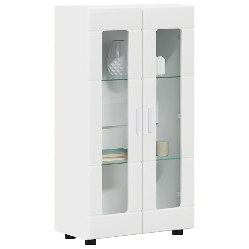 vidaXL Sideboard mit Tür FLORIN Weiß 55,5 x 29 x 100 cm Holzwerkstoff