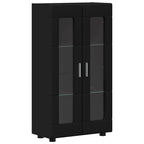 vidaXL Sideboard FLORIN Schwarz 55,5 x 29 x 100 cm Holzwerkstoff