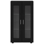 vidaXL Sideboard FLORIN Schwarz 55,5 x 29 x 100 cm Holzwerkstoff