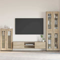 vidaXL Sideboard FLORIN Sonoma-Eiche 55,5 x 29 x 100 cm Holzwerkstoff