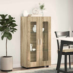 vidaXL Sideboard FLORIN Sonoma-Eiche 55,5 x 29 x 100 cm Holzwerkstoff