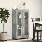 vidaXL Sideboard FLORIN Beton Grau 55,5 x 29 x 100 cm Holzwerkstoff