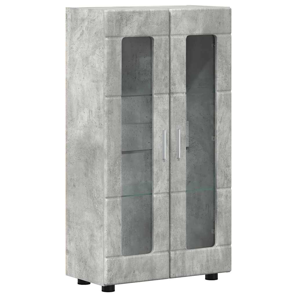 vidaXL Sideboard FLORIN Beton Grau 55,5 x 29 x 100 cm Holzwerkstoff