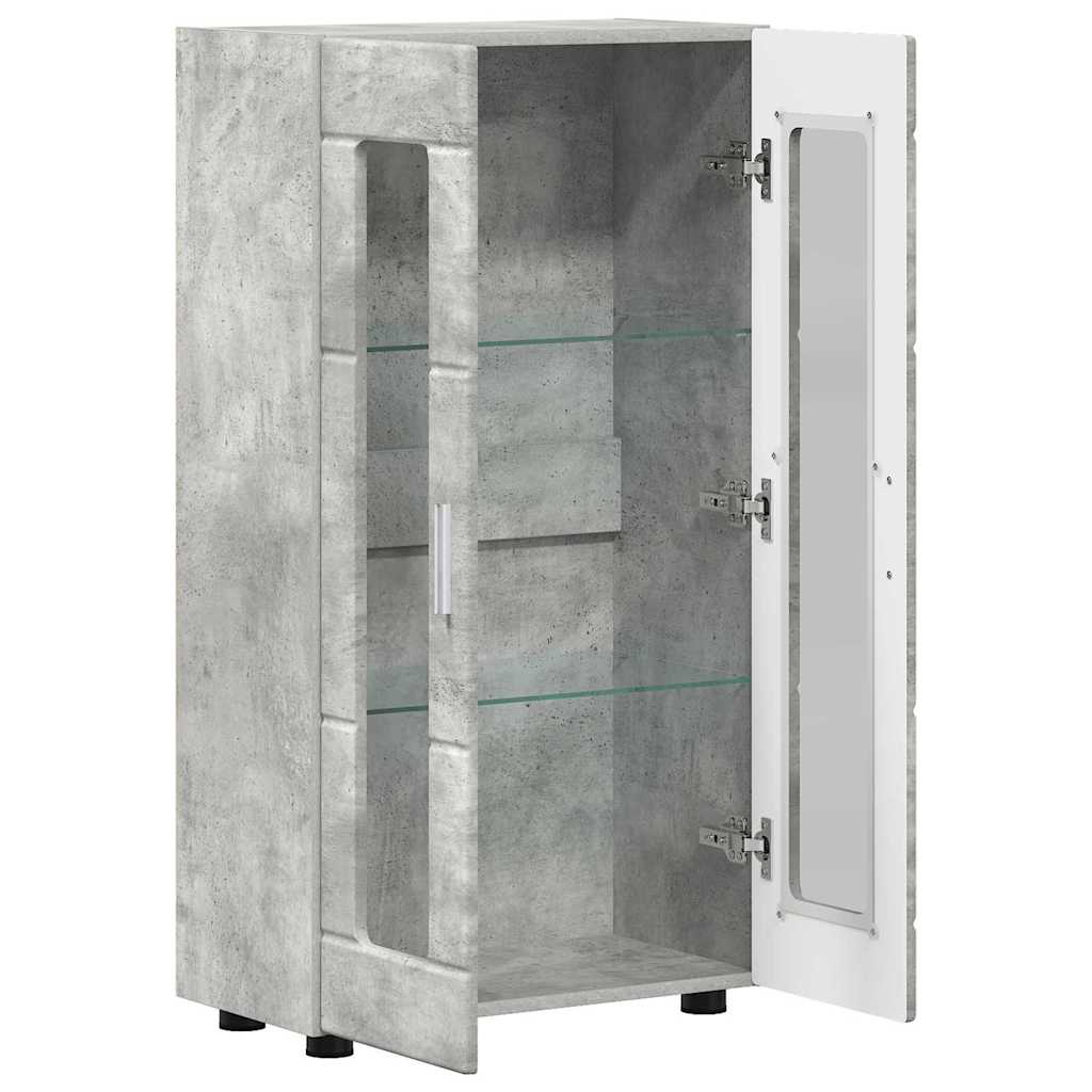 vidaXL Sideboard FLORIN Beton Grau 55,5 x 29 x 100 cm Holzwerkstoff