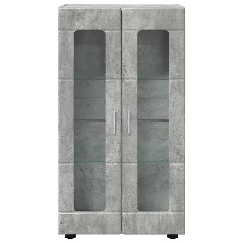 vidaXL Sideboard FLORIN Beton Grau 55,5 x 29 x 100 cm Holzwerkstoff