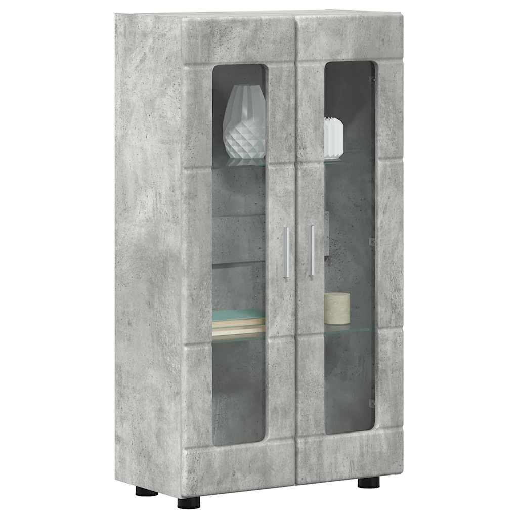 vidaXL Sideboard FLORIN Beton Grau 55,5 x 29 x 100 cm Holzwerkstoff